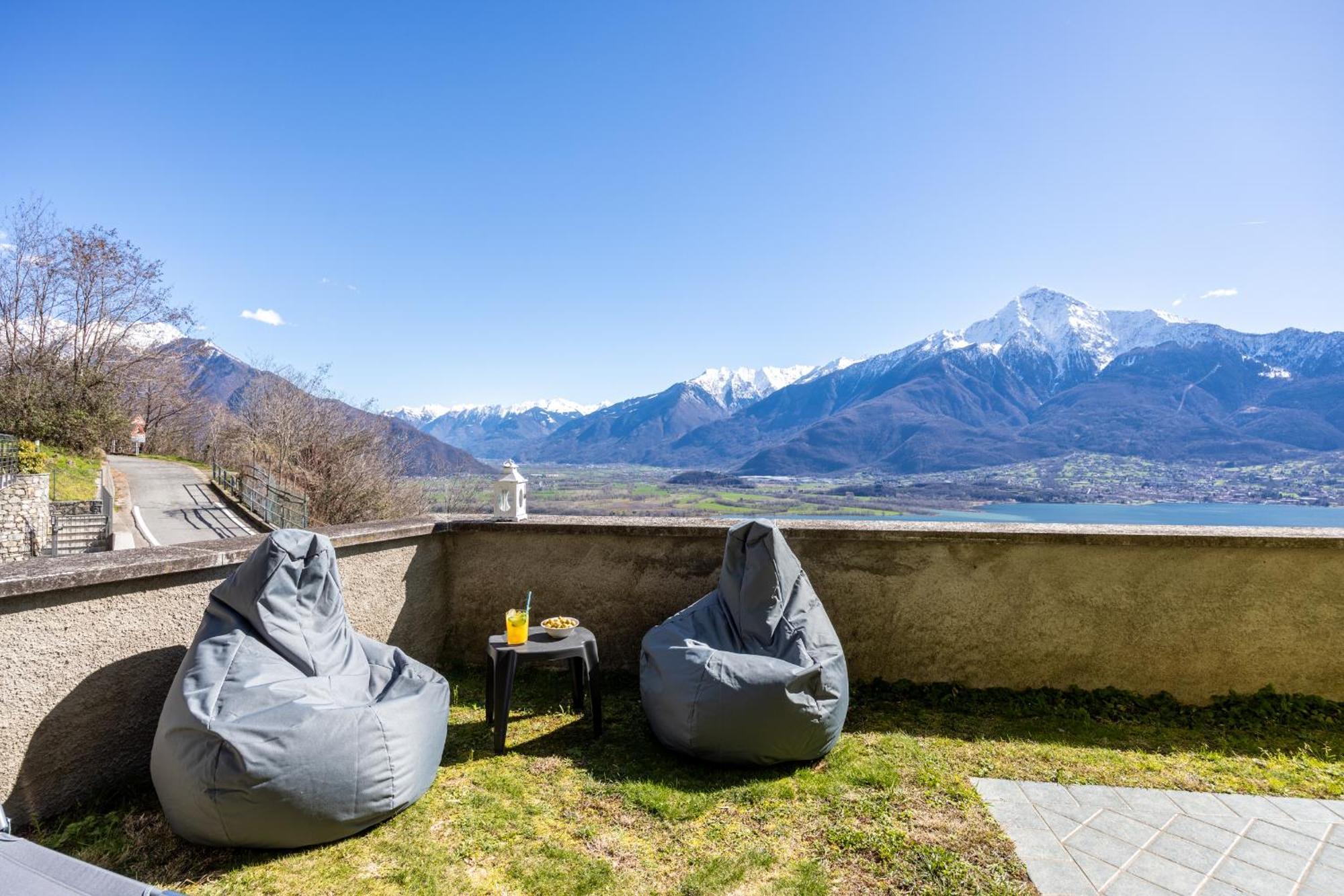 Lago Di Como - Luxury Panoramic Garden - Free Wifi Villa Gera Lario Dış mekan fotoğraf